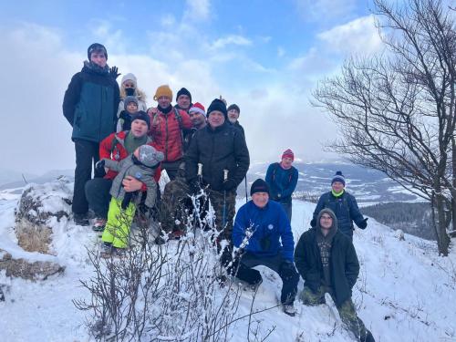 Silvestrovský výstup na Malý Manín